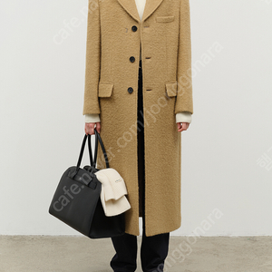 던스트 3 BUTTON BOUCLE WOOL COAT