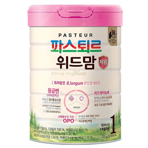 파스퇴르 위드맘 제왕분유 1단계 750g 6통