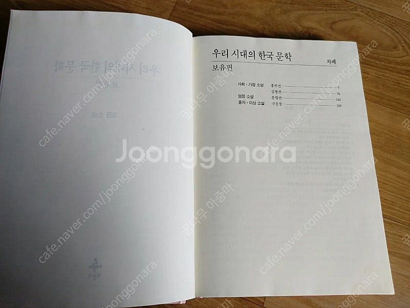 우리시대한국문학--4