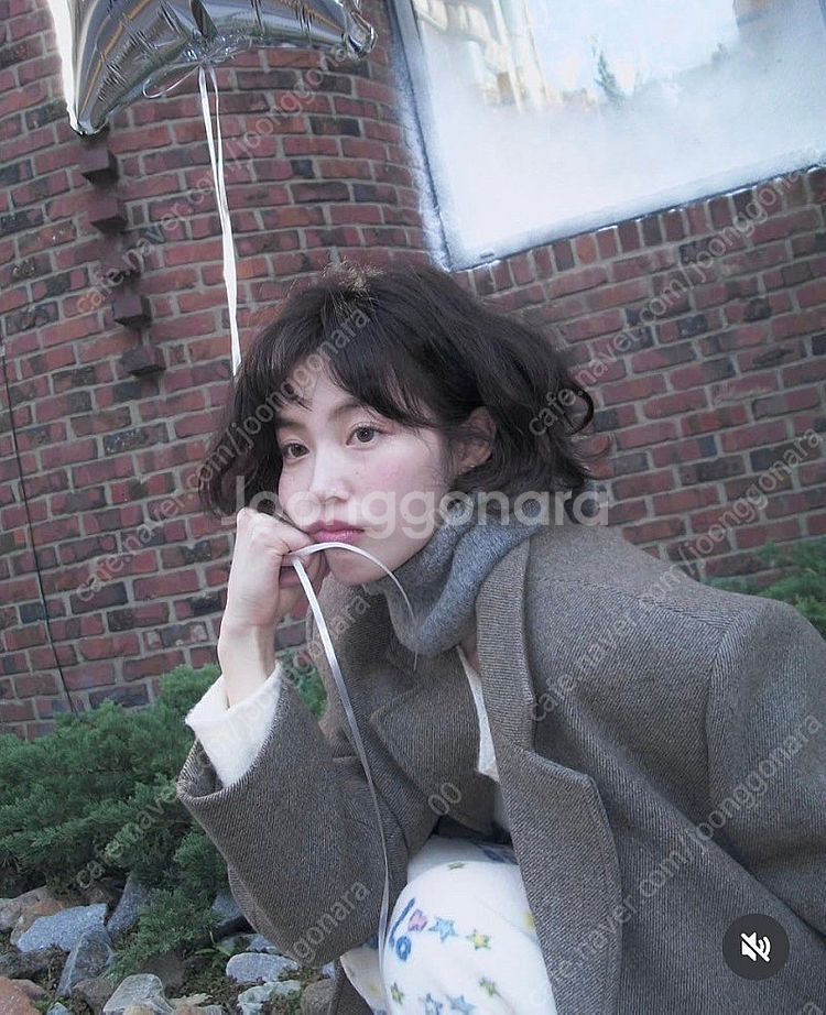 로우클래식 오버사이즈 3버튼 울 코트 오트밀--2