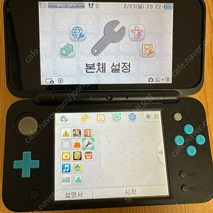 닌텐도 New 2ds xl 블랙 터콰이즈 (포켓몬뱅크)