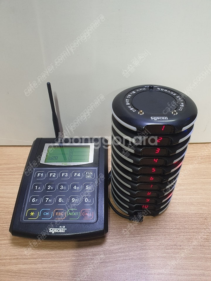 씨스콜 진동벨 팝니다 gp-101r 10구--1