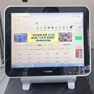 포스뱅크애니샵2중고포스기 배달주문용POS 보조포스 터치모니터