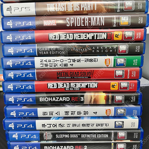 ps4,ps5 게임 타이틀 싸게 급처합니다!