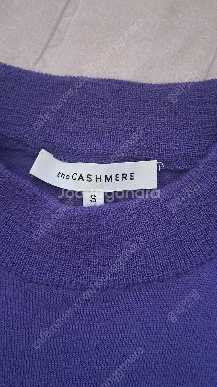 더캐시미어 모크넥 니트탑--1