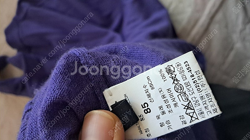 더캐시미어 모크넥 니트탑--7