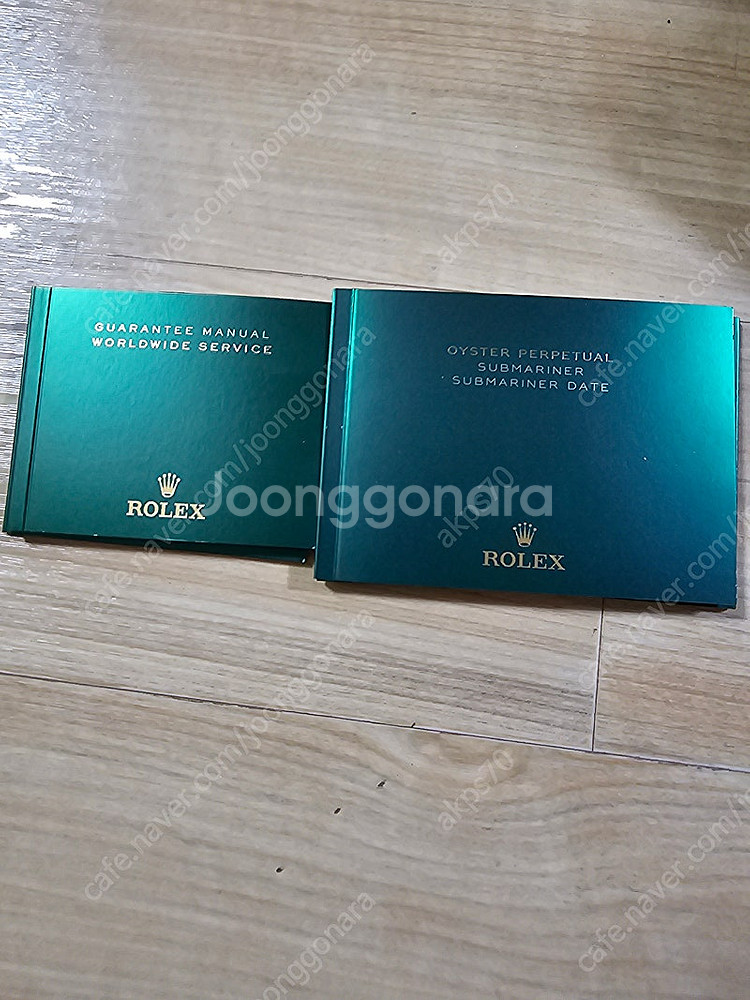 로렉스 정품 개런티책자 서브마리너 책자 보증서케이스--0