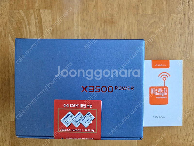 파인뷰 블랙박스 x3500 64기가 동글, gps 포함...--0