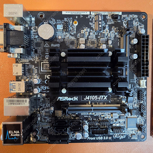 ASROCK J4105-ITX 메인보드 16GB 메모리