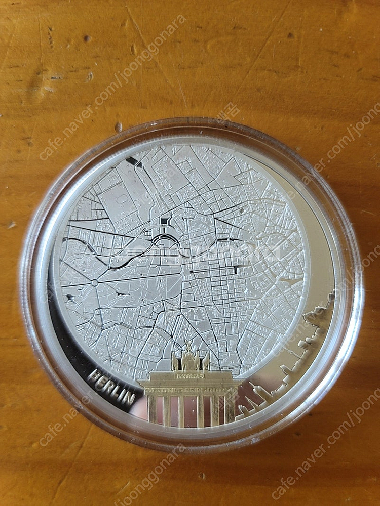 세계 5대도시 2oz 금도금 기념은화--6