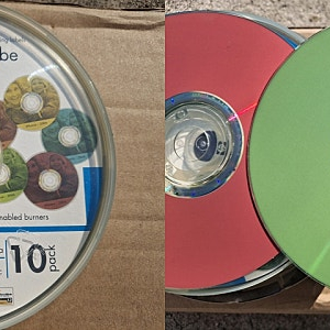 HP color lightscribe cd-r 45장 공씨디