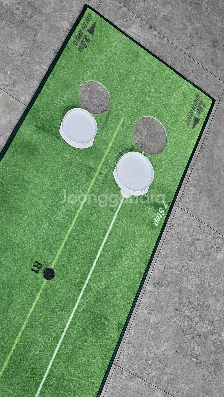 가로 50cm 세로 5m 퍼팅매트 퍼팅연습기 + 홀컵 ...--4