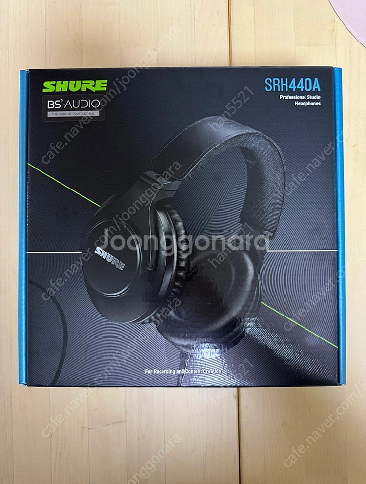 SHURE SRH440A 슈어 헤드폰 신품--0