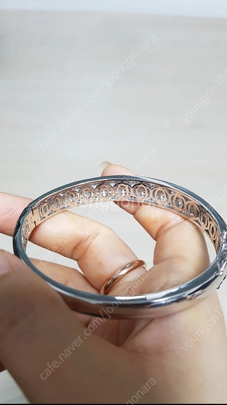 마리앤잭 크리스탈스톤 뱅글팔찌 14k 18k 패션--2