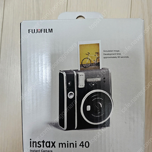 instax mini 40 인스탁스 미니40 폴라로이드 카메라, 정품 케이스, 앨범, 필름 세트