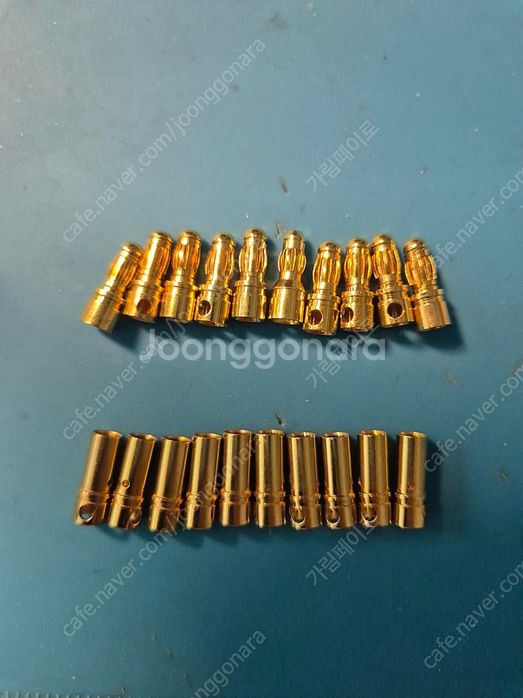 알씨용 3.5mm 골드 커넥터, 쇼티 배터리 커넥터--1