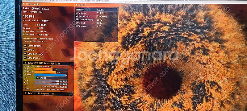 조텍 ZOTAC RTX3070 풀박스 판매 합니다. (...--1