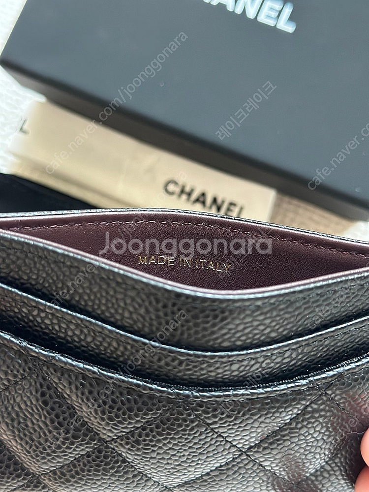 [판매 새상품]샤넬 chanel 캐비어 금장 클래식 카...--5