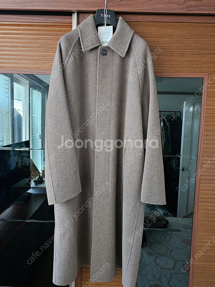 타임옴므/24fw발마칸코트/토프그레이/100--0