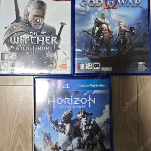 플스4 PS4 갓오브워 위쳐와일드헌트 호라이즌제로던