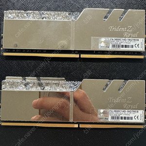 G.SKILL DDR4-3600 CL14 TRIDENT Z ROYAL 실버 B 16GB(8Gx2) 판매