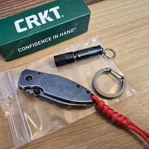 CRKT 스퀴드, 오라이트 i3E, 티타늄 카라비너 일괄 판매