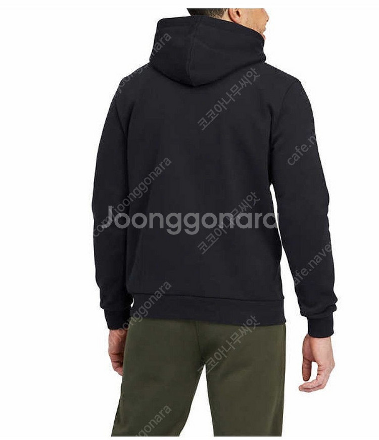 PUMA 푸마 남성 블랙 기모후드티 후디 티셔츠 트레이닝복 M사이즈 (95 사이즈 권장, 택포)--1