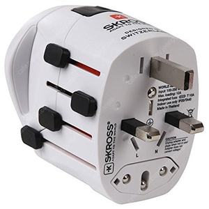 월드 트레블 아답타 전세게 변환 플러그 멀티탭 skross world travel adapter