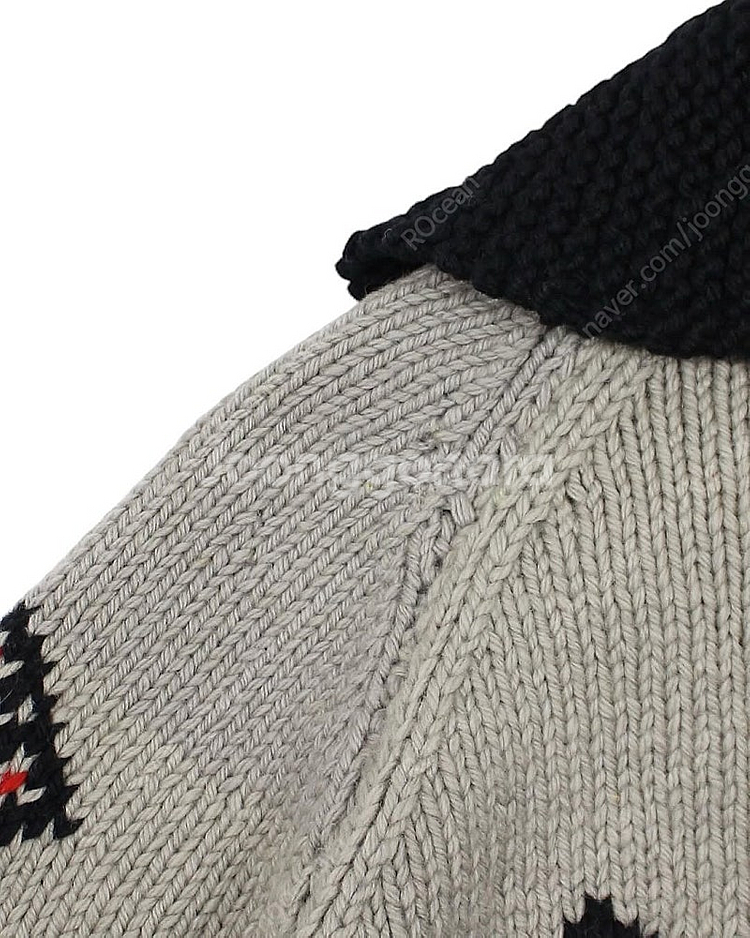 1950-60s Wool Cowichan Zip-up ...--7