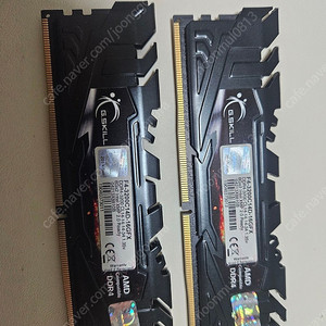 지스킬 FLARE X DDR4 8GB x 2개 팝니다