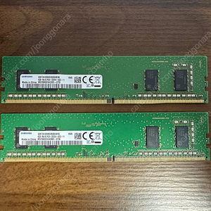 [개인] 삼성전자 DDR4 2666 (PC4-21300) 4G 2개 일괄 판매합니다.