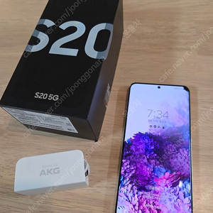 [판매] 갤럭시 S20 5G 화이트 128GB + 128GB (SD카드)