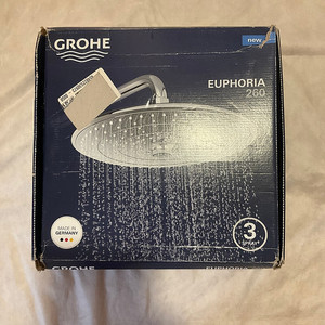 그로헤 해바라기 샤워헤드 grohe euphoria 260