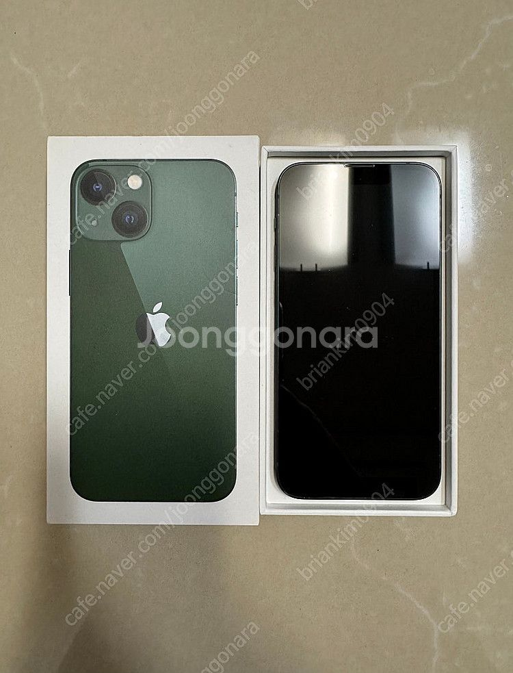 아이폰 13 미니 그린 256GB 팝니다--0