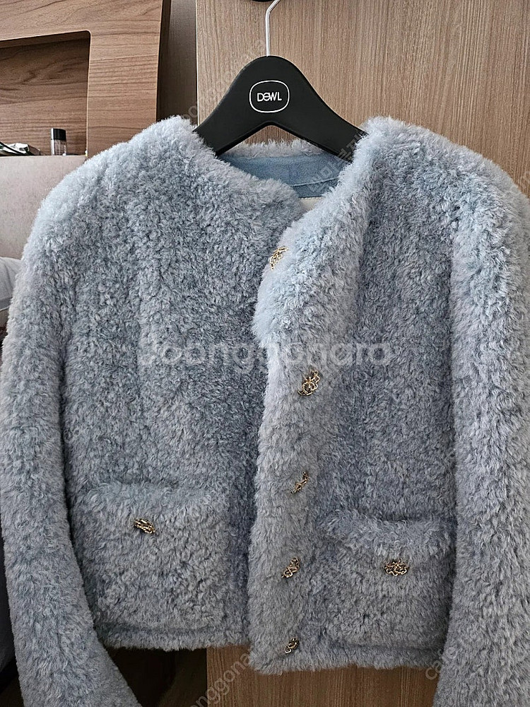 듀엘 에코 퍼 크롭 자켓 DEWL--0