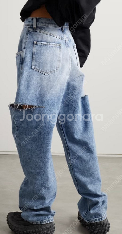 마르지엘라 컷아웃 데님 42사이즈--2