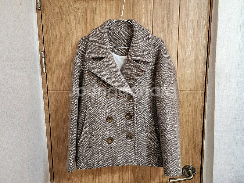 (F)여성 JS뉴욕 울 더블 자켓--0