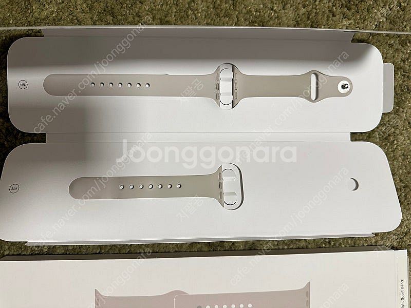 애플워치 7 41mm 정품 스트랩 + 박스 팝니다--1