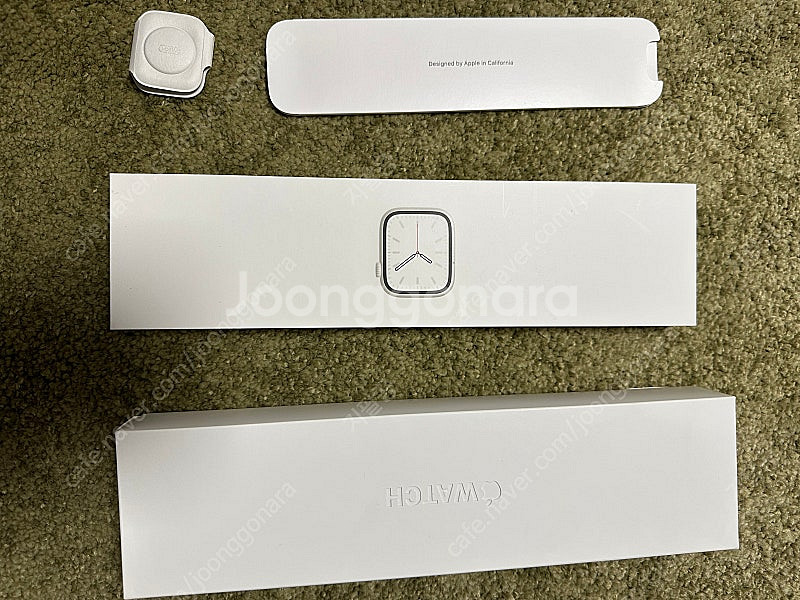 애플워치 7 41mm 정품 스트랩 + 박스 팝니다--3