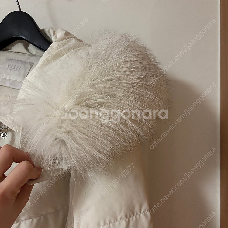 비지트인뉴욕 구스다운 빅폭스 후드 숏패딩 점퍼 자켓 정...--4