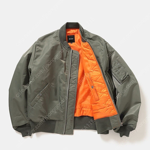 BEAMS MA-1 OLIVE XL 새상품 (빔즈 마원 올리브 XL)