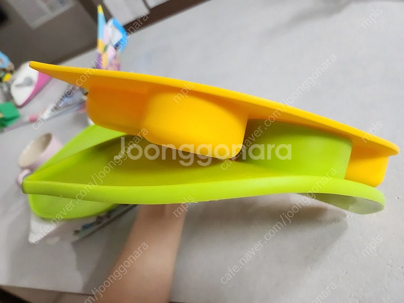 모니 실리콘 흡착 식판 스텐식판 이유식 유아식 1만 반...--3