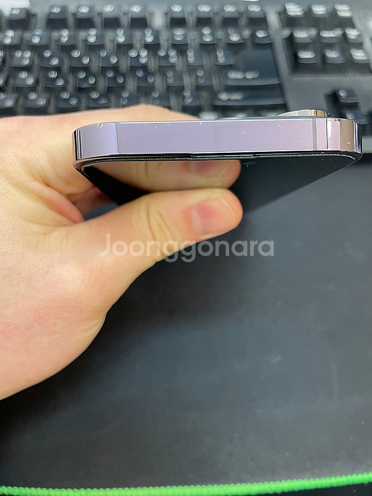 아이폰14프로 퍼플 128GB 상태좋은 중고65만팝니다...--3