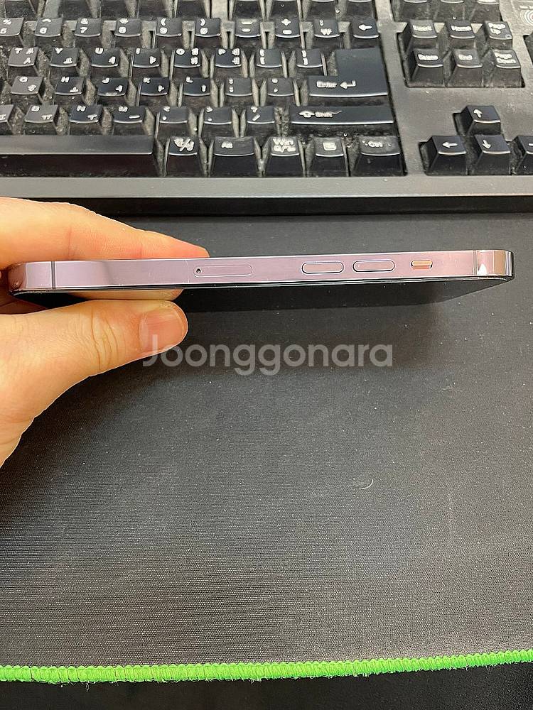 아이폰14프로 퍼플 128GB 상태좋은 중고65만팝니다...--6