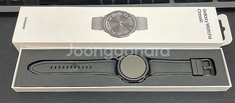 갤럭시워치6클래식 LTE 블랙 43mm 상태좋은 풀박스...--0