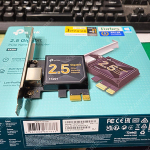 (부산) TP-LINK TX201 2.5Gbps PCI-e.티피링크 TX201랜카드 팝니다.