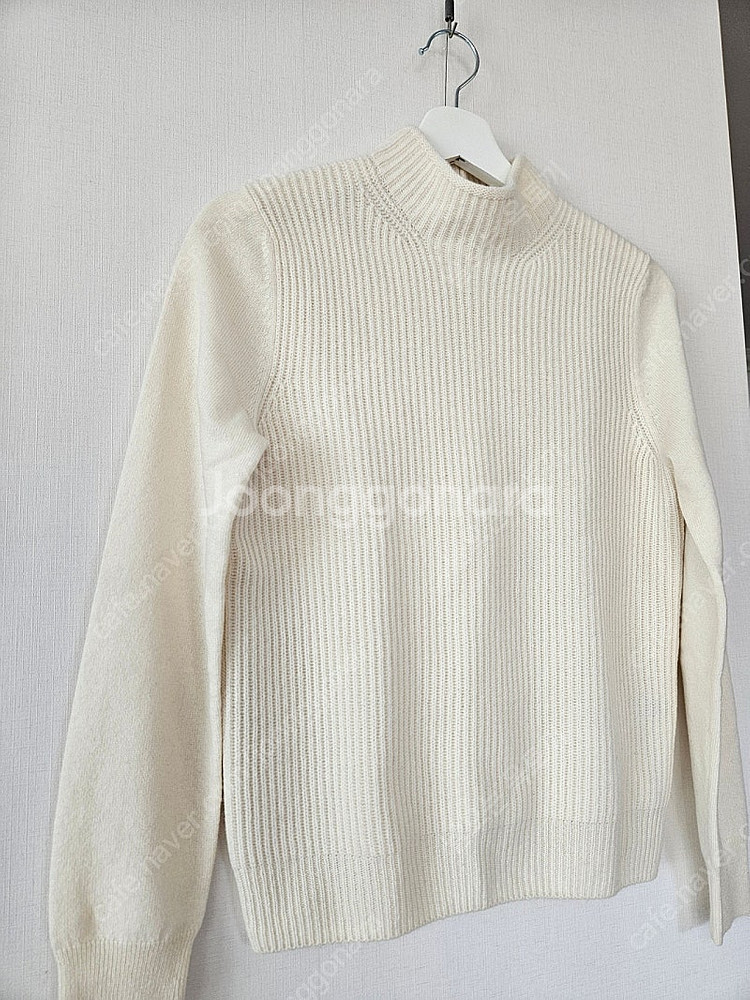 더 캐시미어 모크넥 캐시미어100 니트탑 55--0