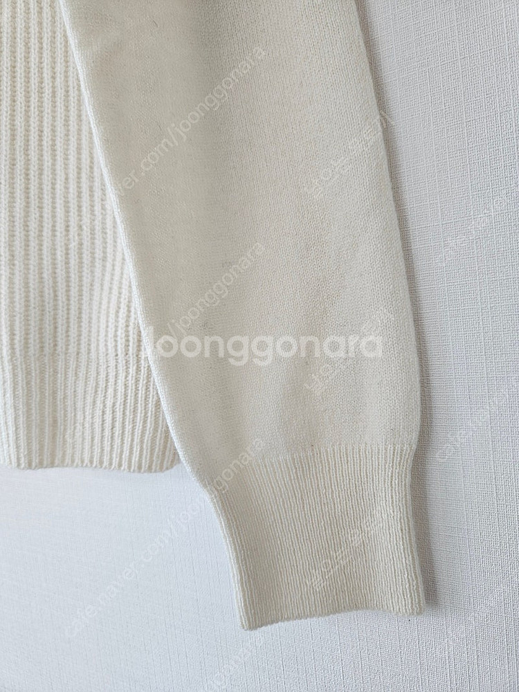 더 캐시미어 모크넥 캐시미어100 니트탑 55--2