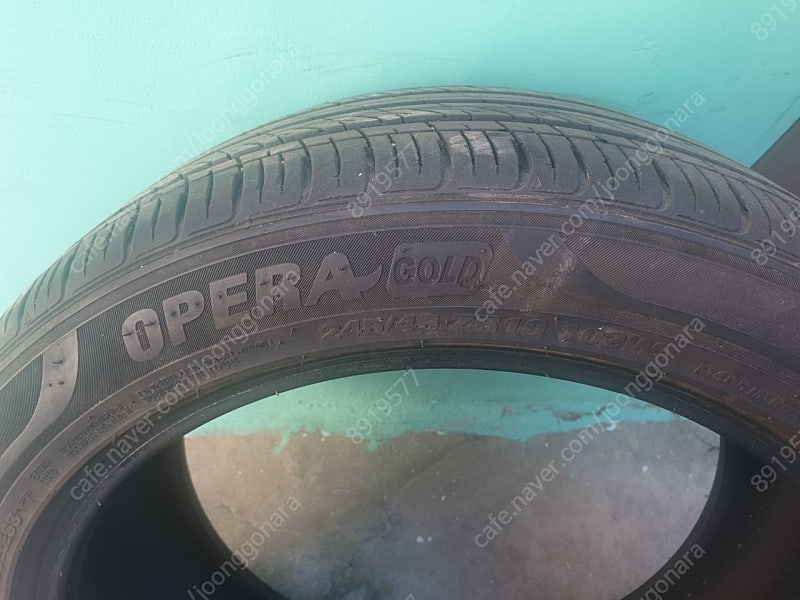 오페라골드 타이어 1개 (245 45 19) 인천--1