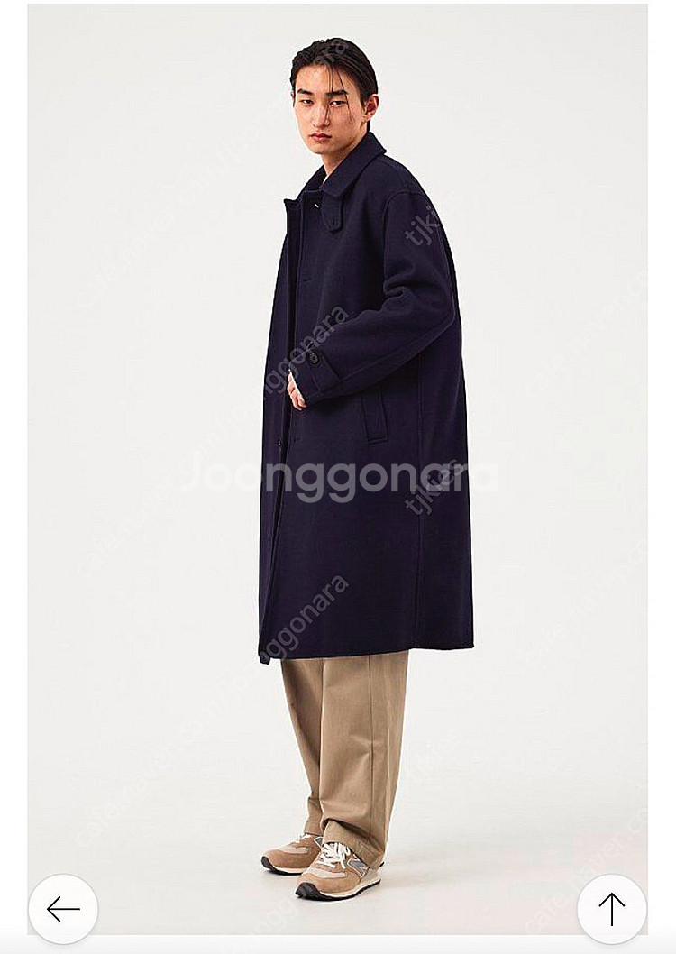 스튜디오톰보이 발마칸코트 네이비 M (100)--1